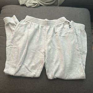 PINK Gray Jogger Sweatpants